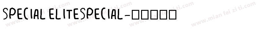 Special eliteSpecial字体转换